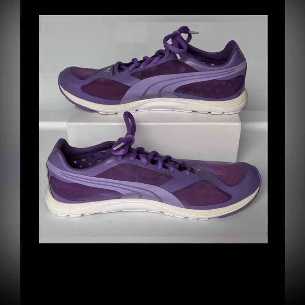 Puma Faas 100R Performance Running Shoes in Purple & Lavender Size 8 NWOB